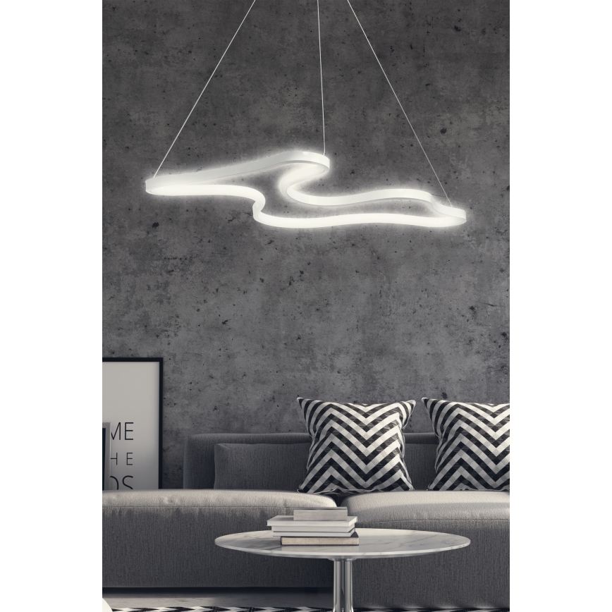 LED lustra uz troses ARTISAN LED/36W/230V 6500K balta