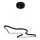 LED lustra uz troses ARTISAN LED/36W/230V 6500K melna