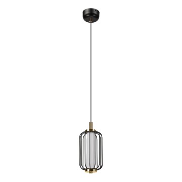 LED lustra uz troses BONNIE LED/10W/230V 3000K melna