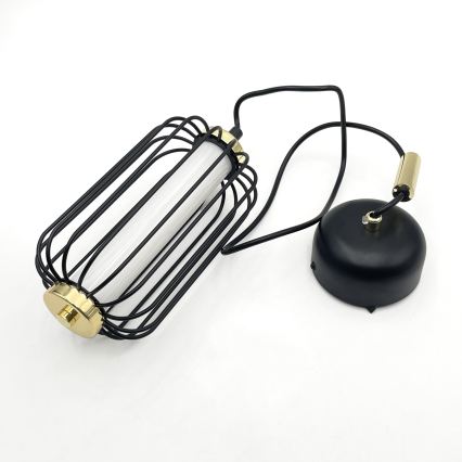 LED lustra uz troses BONNIE LED/10W/230V 3000K melna