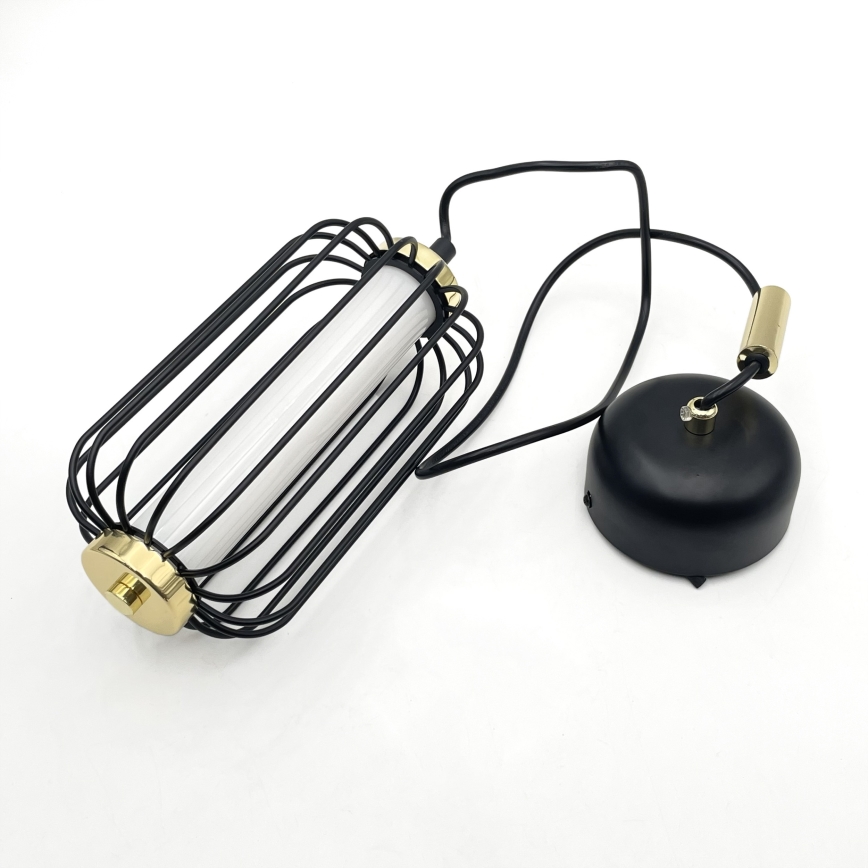 LED lustra uz troses BONNIE LED/10W/230V 3000K melna