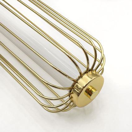 LED lustra uz troses BONNIE LED/15W/230V 3000K zelta