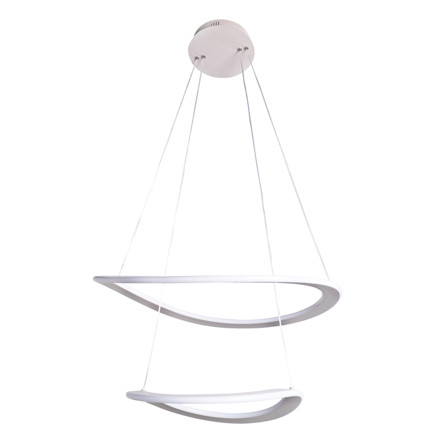 LED lustra uz troses CASHMERE LED/75W/230V Ø 59,5 balta