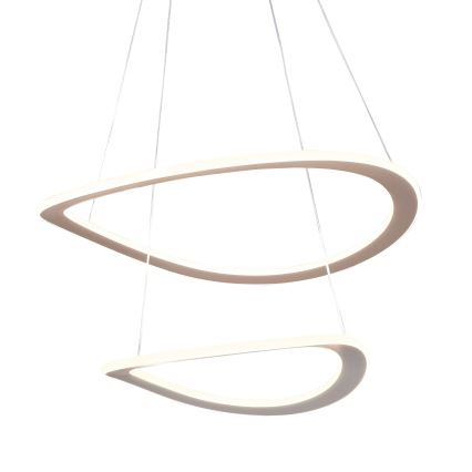 LED lustra uz troses CASHMERE LED/75W/230V Ø 59,5 balta