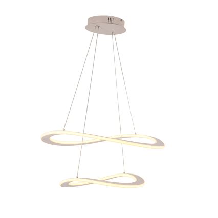 LED lustra uz troses CASHMERE LED/75W/230V Ø 59,5 cm bēša