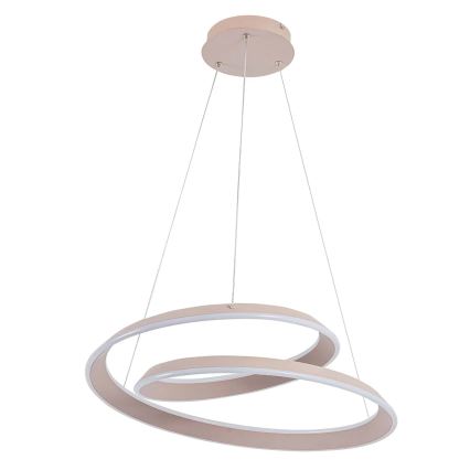 LED lustra uz troses CASHMERE LED/75W/230V Ø 60 cm balta