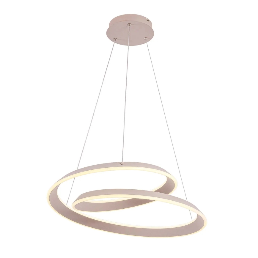 LED lustra uz troses CASHMERE LED/75W/230V Ø 60 cm balta
