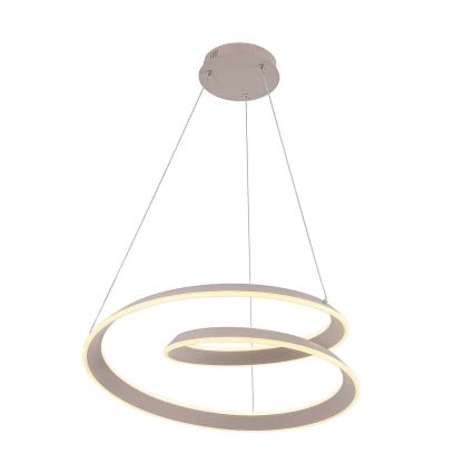 LED lustra uz troses CASHMERE LED/75W/230V Ø 60 cm balta
