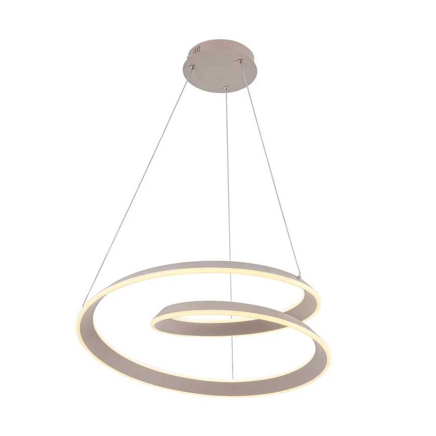 LED lustra uz troses CASHMERE LED/75W/230V Ø 60 cm balta