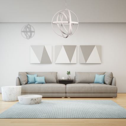 LED lustra uz troses COPERNICUS LED/260W/230V balta