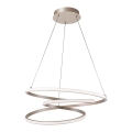 LED lustra uz troses CORT LED/40W/230V sudraba