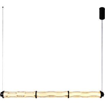 LED lustra uz troses CORTE LED/25W/230V melna