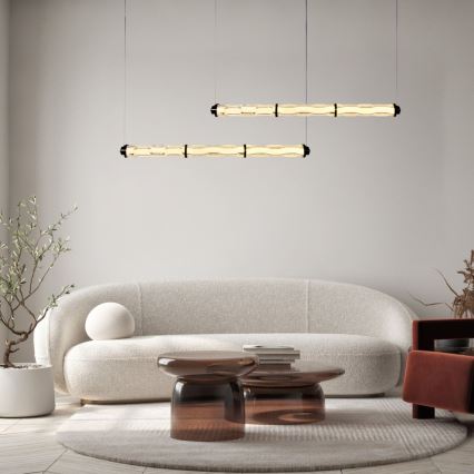LED lustra uz troses CORTE LED/25W/230V melna