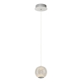 LED lustra uz troses CREMONA 1xLED/5W/230V 3000K matēts hroms