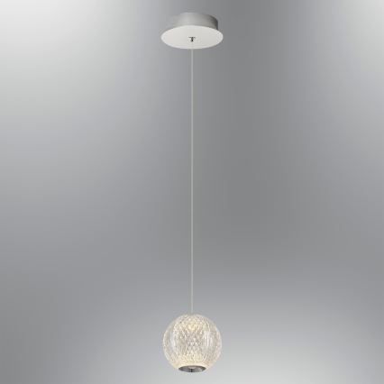 LED lustra uz troses CREMONA 1xLED/5W/230V 3000K matēts hroms