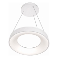 LED lustra uz troses DRAX LED/32W/230V 4000K pr. 38 cm balta