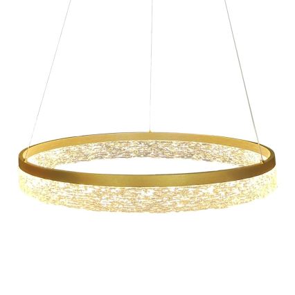 LED lustra uz troses GALA LED/25W/230V Ø 50 cm, zelta krāsā