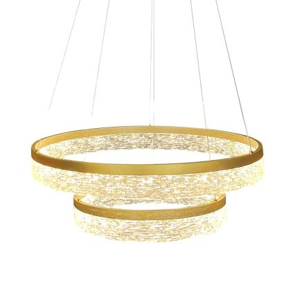 LED lustra uz troses GALA LED/54W/230V Ø 60 cm zeltaina