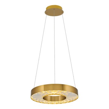 LED lustra uz troses JESI LED/35W/230V 3000K Ø 40 cm, bronzas krāsā