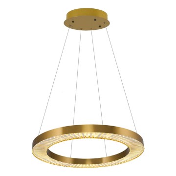 LED lustra uz troses JESI LED/85W/230V 3000K Ø 80 cm bronzas krāsā