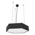 LED lustra uz troses LED/20W/230V melna
