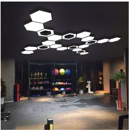 LED lustra uz troses LED/20W/230V melna