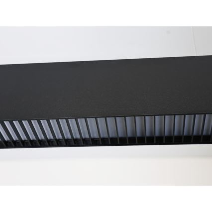 LED lustra uz troses LED/55W/230V 3000/4000/6500K 120 cm melna