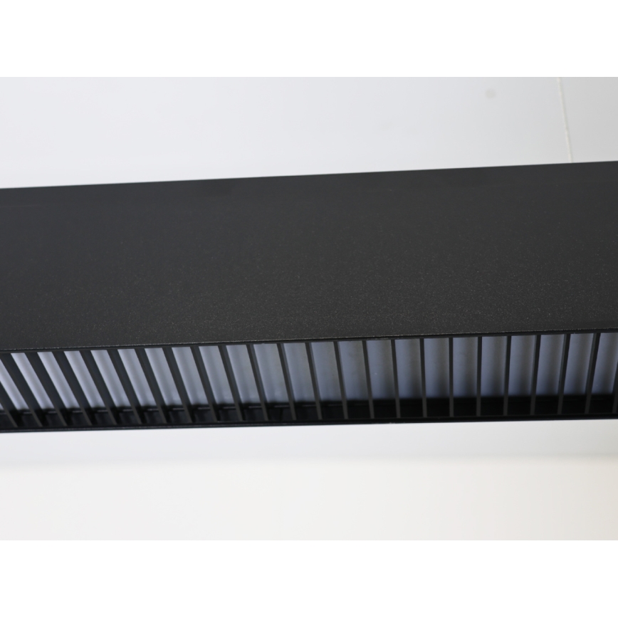 LED lustra uz troses LED/55W/230V 3000/4000/6500K 120 cm melna