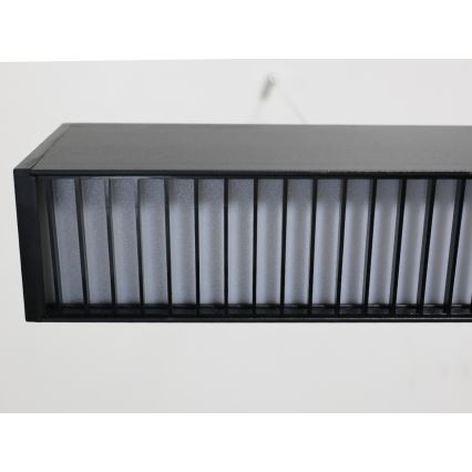 LED lustra uz troses LED/55W/230V 3000/4000/6500K 120 cm melna