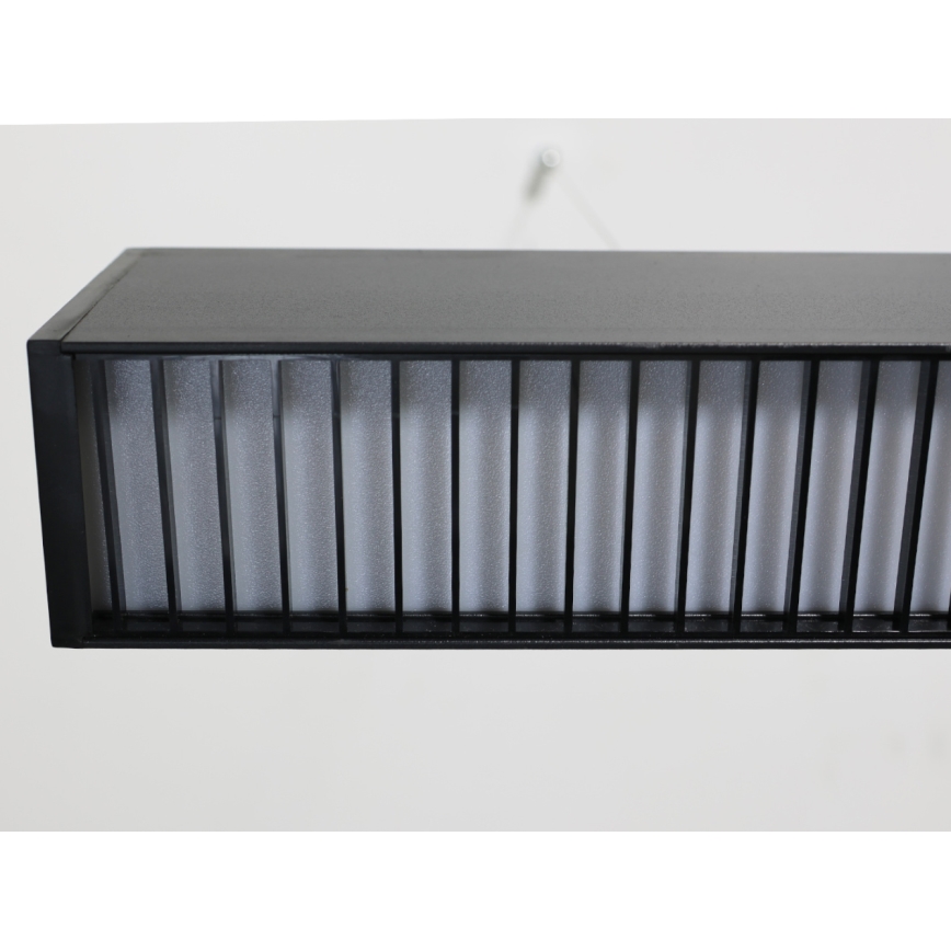 LED lustra uz troses LED/55W/230V 3000/4000/6500K 120 cm melna