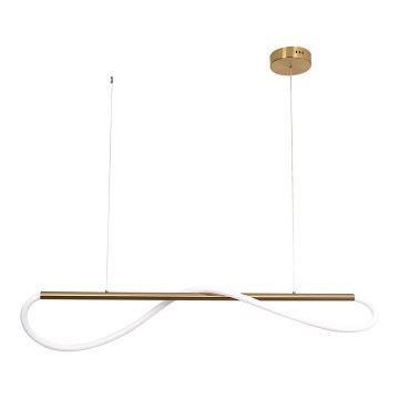 LED lustra uz troses MELECA LED/24W/230V 3000/4000/6000K 100 cm zelta