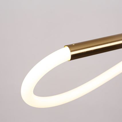 LED lustra uz troses MELECA LED/24W/230V 3000/4000/6000K 100 cm zelta