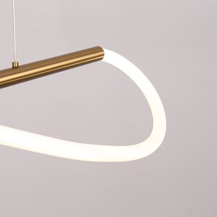 LED lustra uz troses MELECA LED/24W/230V 3000/4000/6000K 100 cm zelta