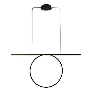 LED lustra uz troses ODETTA LED/42W/230V 4000K melna