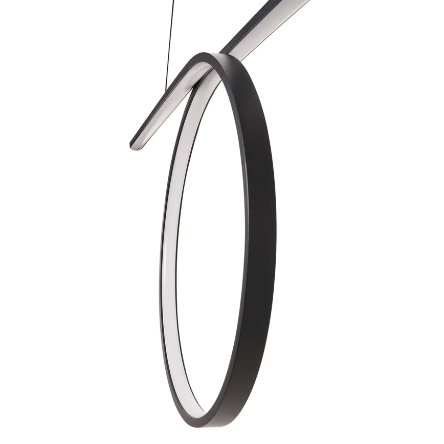 LED lustra uz troses ODETTA LED/42W/230V 4000K melna