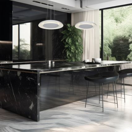 LED lustra uz troses PIATTINO LED/30W/230V 2700/3200/4000K Ø 40 cm balta