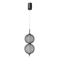 LED lustra uz troses PUMA LED/10W/230V Ø 14 cm melna