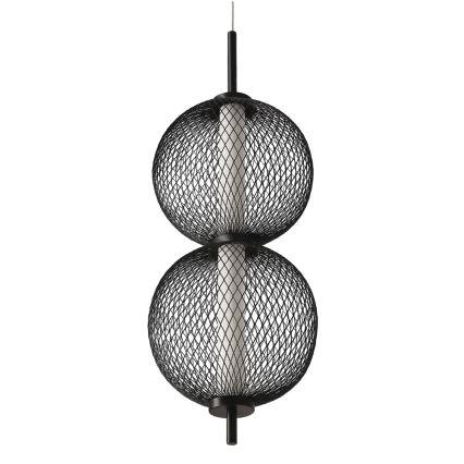LED lustra uz troses PUMA LED/10W/230V Ø 14 cm melna