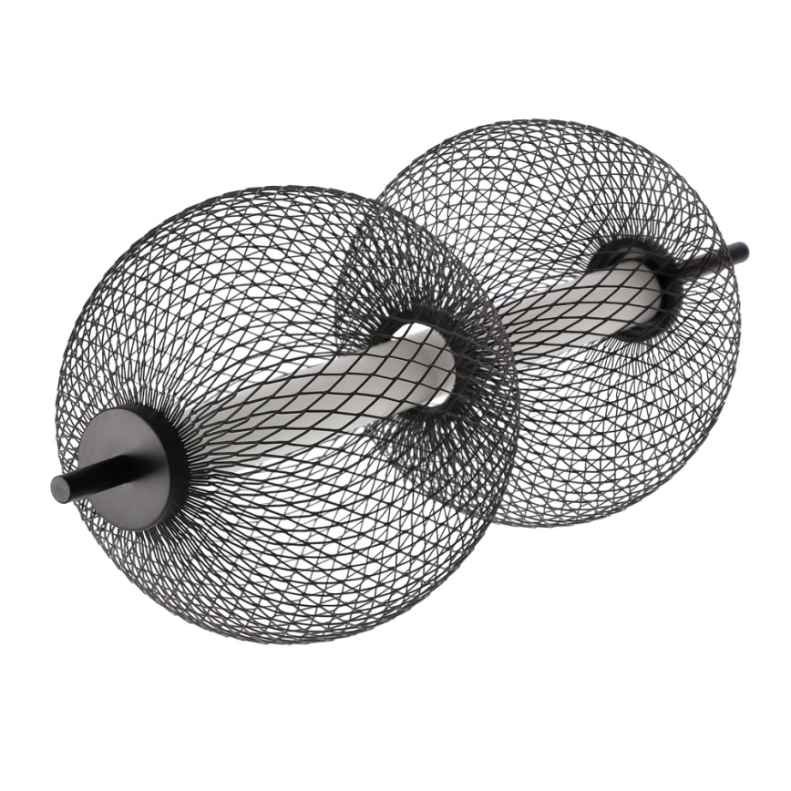 LED lustra uz troses PUMA LED/10W/230V Ø 14 cm melna
