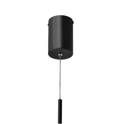 LED lustra uz troses PUMA LED/10W/230V Ø 14 cm melna