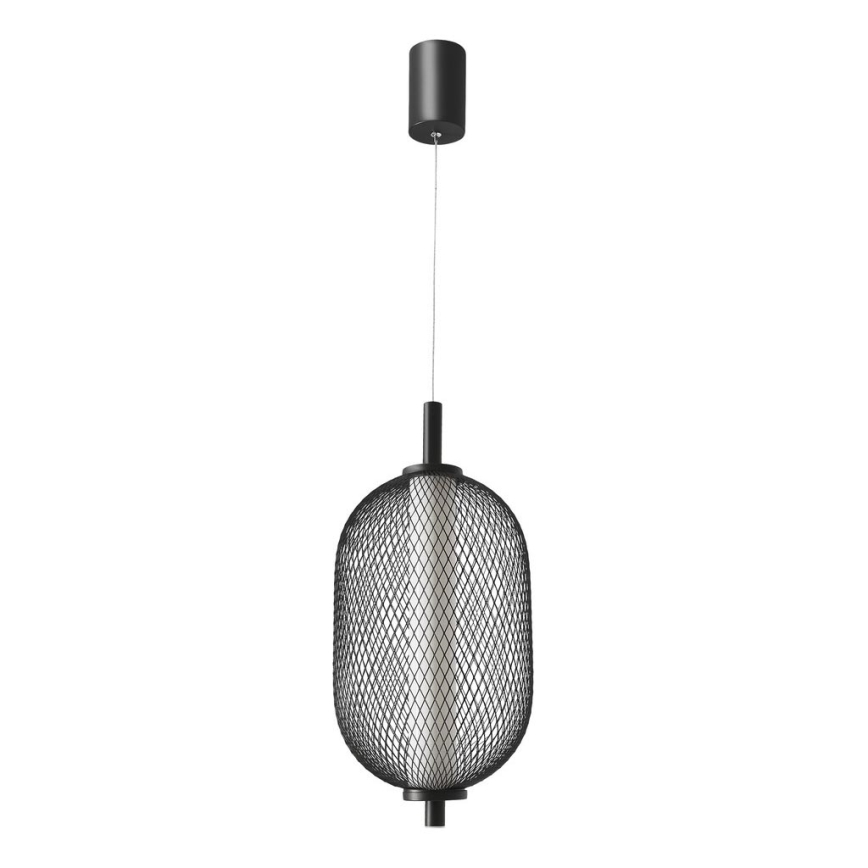 LED lustra uz troses PUMA LED/10W/230V Ø 15 cm melna