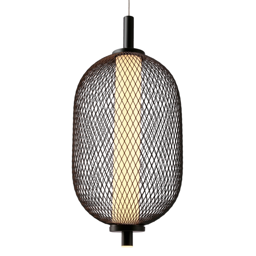 LED lustra uz troses PUMA LED/10W/230V Ø 15 cm melna