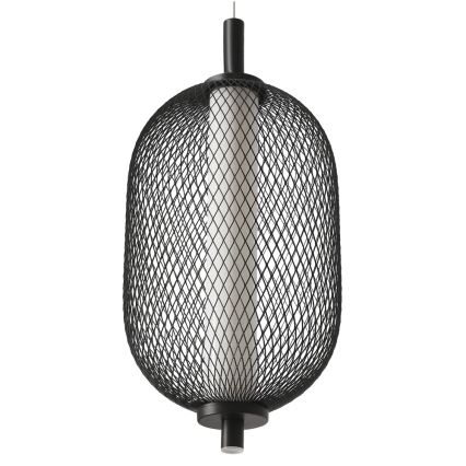 LED lustra uz troses PUMA LED/10W/230V Ø 15 cm melna