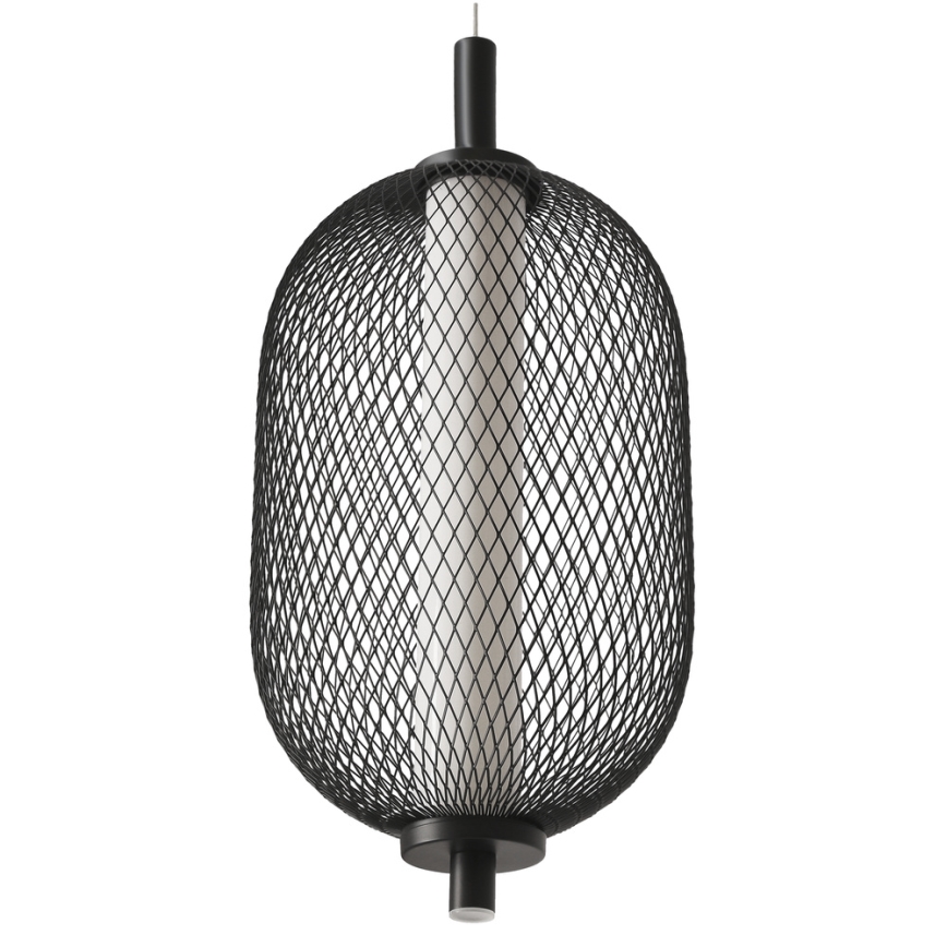 LED lustra uz troses PUMA LED/10W/230V Ø 15 cm melna