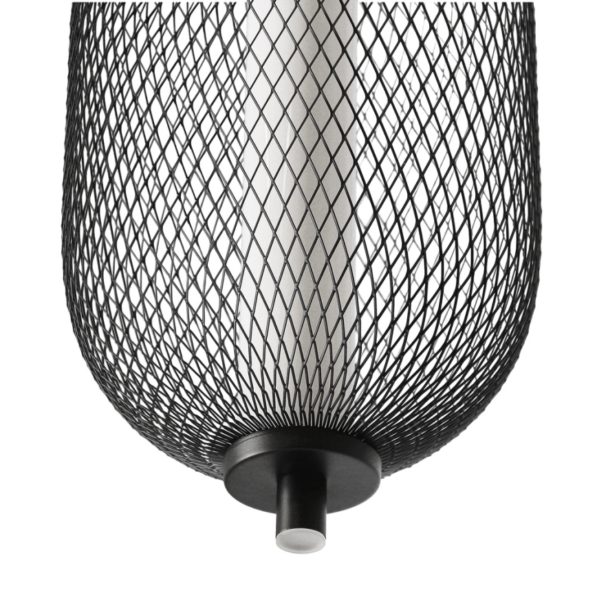 LED lustra uz troses PUMA LED/10W/230V Ø 15 cm melna