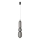 LED lustra uz troses PUMA LED/15W/230V Ø 14 cm melna