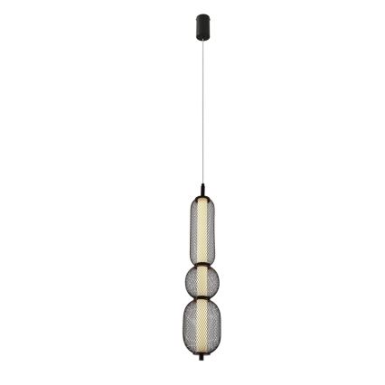 LED lustra uz troses PUMA LED/15W/230V Ø 14 cm melna