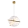 LED lustra uz troses RELAX LED/15W/230V zelta/balta