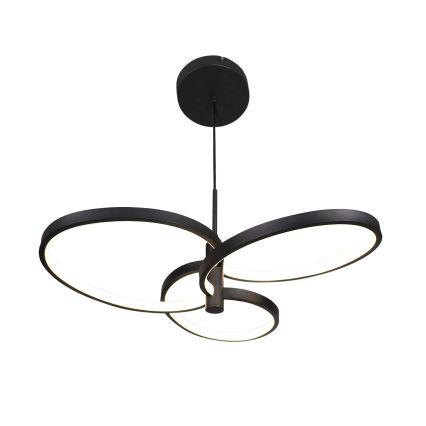 LED lustra uz troses RIBBON LED/25W/230V 4000K melna