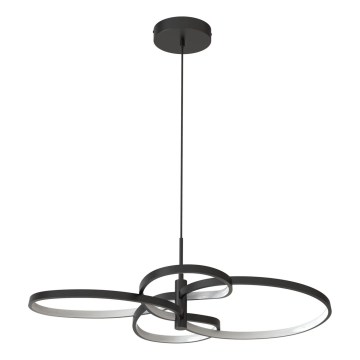 LED lustra uz troses RIBBON LED/37W/230V 4000K melna